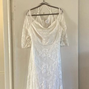 Torrid Off the Shoulder Wedding Dress